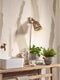 GOOD&MOJO Wandlamp Java - Bamboe Naturel/Zwart - Ø15cm - Binnen Modern