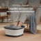 Brixy MZD-22Y - Voetenbad - 16 handmatige Shiatsu-massagerollers - Zwart