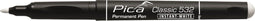 Pica Classic 532/52 - Permanent Pen - Watervast - Wit