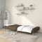 vidaXL - Slaapbank - 2-zits - stof - taupe