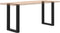 vidaXL - Eettafelpoten - 2 - st - U-vormig - 50x(72-73) - cm - staal - zwart