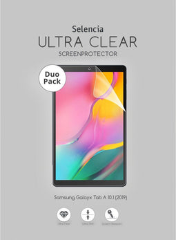 Selencia Tablet Screen protector - Geschikt voor Samsung Galaxy Tab A 10.1 (2019) - Duo Pack Ultra Clear Screenprotector tablet