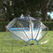 vidaXL - Zwembadoverkapping - rond - 406x203 - cm - PVC