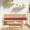 vidaXL - Ligbedkussen - Wijnrood - 200x40x8 - cm - Oxford - Stof