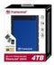 Transcend StoreJet 25H3P - Externe Harde Schijf 4TB - USB 3.0 - Blauw