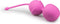 Dubbele vaginaballetjes - roze