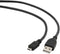 USB 2.0 A to Micro USB B Cable GEMBIRD (3 m) Black