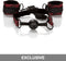 Set Breathable Ball Gag with Cuffs Scandal Zwart