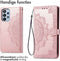 imoshion Hoesje Geschikt voor Samsung Galaxy A23 (5G) Hoesje Met Pasjeshouder - imoshion Mandala Bookcase - Rosé Goud
