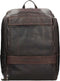 Chesterfield Rich Leren Laptop Rugtas - 15,4 inch - Bruin
