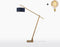 GOOD&MOJO Vloerlamp Montblanc - Bamboe/Taupe - 175x47x207cm - Scandinavisch,Bohemian - Staande lampen voor Woonkamer - Slaapkamer