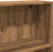 vidaXL - Boekenkast - 80x24x109 - cm - bewerkt - hout - artisanaal - eikenkleurig