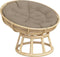 vidaXL - Zitkussen - rond - Ø - 100x11 - cm - oxford - stof - taupe