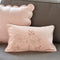 Riviera Maison Fleurs Pillow Cover - Katoen - Zacht Roze - 30.0x50.0x1.3 cm