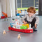 New Classic Toys - Containerboot met 4 Containers - Haven Lijn - 60 x 19 x 27,5 cm