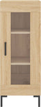 vidaXL - Dressoir - 34,5x34x90 - cm - bewerkt - hout - sonoma - eiken