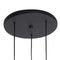 QAZQA cederic - Moderne Plafondlamp - 3 lichts - Zwart/Goud - Binnenverlichting