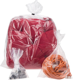 Plastic zakken (pe) transparant 15 x 45 x 45 cm 70 micron