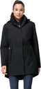 Jack Wolfskin Madison Avenue - Outdoorjas Dames - Waterdicht en ademend - Phantom - Maat XL