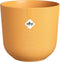 Elho Jazz Rond 23 Bloempot - 100% Gerecycled Plastic - Ø 23.1 x H 21.5 cm - Amber geel