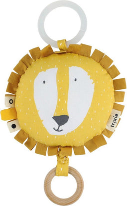 Trixie Muziekspeeltje Mr. Lion - Muziek mobiel - Babyspeelgoed - Geel - Leeuw