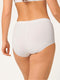sloggi Basic+ - Dames Maxi slip - Extra zachte naden - Wit (4-pack)