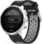 imoshion Siliconen sport bandje - Universeel 24 mm aansluiting - Zwart/Grijs