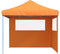 vidaXL - Partytent - inklapbaar - pop-up - met - 2 - zijwanden - oranje