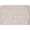 Muurklok Home ESPRIT Beige Grijs PVC 30 x 4 x 30 cm (2 Stuks)