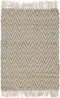AFRIN - Laagpolig vloerkleed - Beige - 50 x 80 cm - Katoen