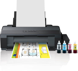 Epson EcoTank L1300, Kleur, 5760 x 1440 DPI, 4, A3, Duplex printen, Zwart
