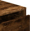 vidaXL - Ladekast - 80x41x58 - cm - bewerkt - hout - gerookt - eikenkleurig
