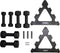 Tunturi Dumbbell Set - Halterset - 1 t/m 3kg - Inclusief opbergrek en gratis fitness app (3 paar)