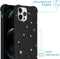 iMoshion Hoesje Geschikt voor iPhone 12 Pro / 12 Hoesje Met Koord - iMoshion Design Hoesje met Koord - Goud / Zwart / Stars Gold