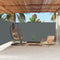 vidaXL - Windscherm - uittrekbaar - 117x600 - cm - bruin