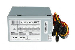 iBox CUBE II - Voeding ATX 400W - Actieve koeling - Zilver