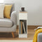 SoBuy FBT111-WN - Smal Nachtkastje - Lade en Open Plank - Wit 20x35x60cm