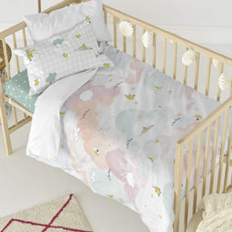 Happy Friday Duvet cover set 2 pieces Nuages 115x145 cm (Cot bed) Multicolor