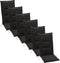Summerset Club - 6-delige Tuinkussenset hoge rug - Black *6 halen = 2 betalen