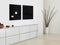 Sigel glasmagneetbord - Artverum - LED - 48x48cm - zwart - SI-GL400