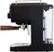 IKOHS Retro Espressomachine – Retro koffiezetapparaat – Mat Zwart - Twee koffiearmen - Cappuccinoapparaat