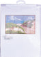 Thea Gouverneur - Borduurpakket met telpatroon - 1052 - Voorgesorteerde DMC Garens - Duinen - Linnen - 20 cm x 33 cm - DIY Kit