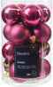 Kerstbal glas d3.5 cm groentappl 16st