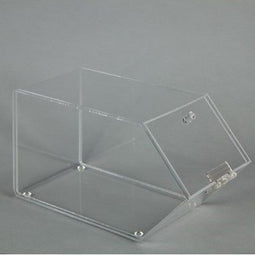 Klika - Acryl box 1 vak met deksel - 6 stuks