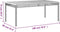 vidaXL Tuintafel 180x90x75 cm poly rattan en acaciahout zwart