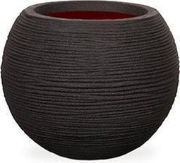 Capi Europe - Vaas bol Rib NL - Breukbestendig - Antraciet - Ø40 cm (1 stuk)