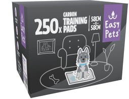 Easypets Carbon Puppy Training Pads - 250 stuks - Zindelijkheidstraining - Hondentoilet - 58 x 58 cm
