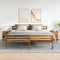 vidaXL - Nachtkastjes - 2 - st - met - 2 - lades - 40x36x50 - cm - oud - houtkleurig