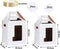 Taartdoos taartdoos geschenkdoos karton transparant hoog 2 stuks grote taartbox taarttransportbox