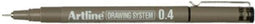 ARTLINE Drawing System Fineliner - 1 stuk - 0.4mm Lijndikte - Zwart